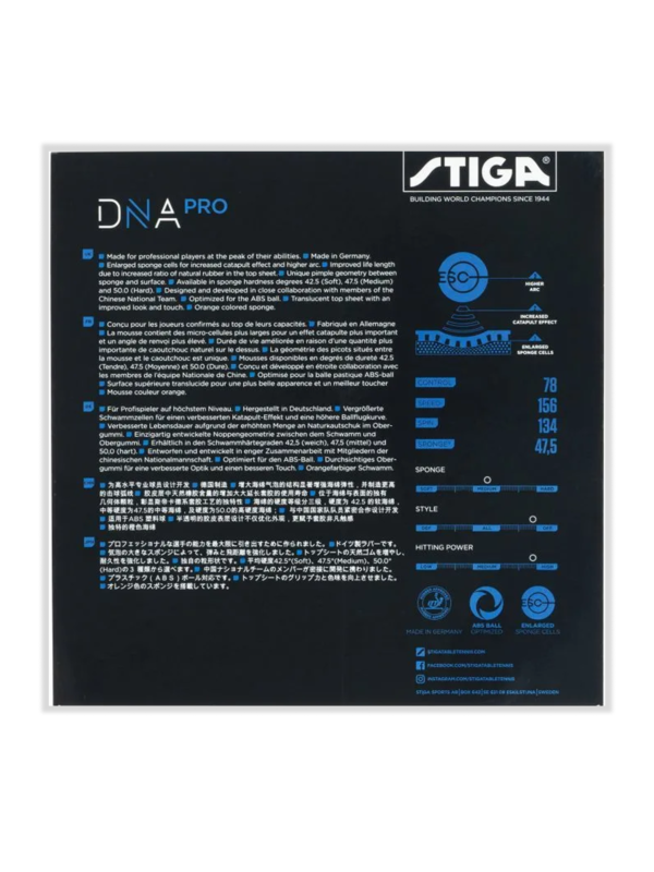 DNA PRO-M 2 Stiga DNA Pro M -Table Tennis Rubber