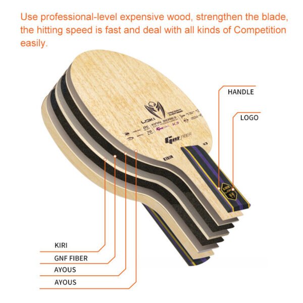 LOKI KIRIN 3 – Table Tennis Blade