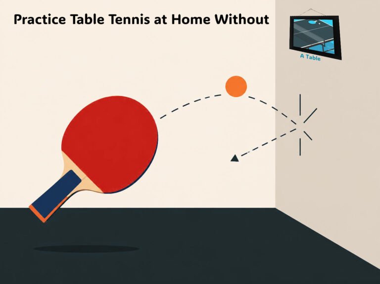 Practice table Tennis Without a Table