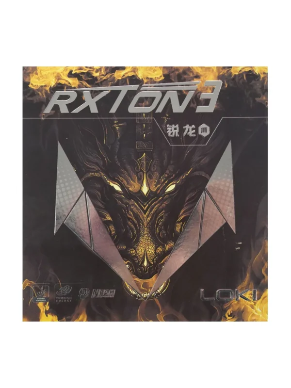 Loki Rxtone 3 Max main 1 Loki Rxton 3 Max – Table Tennis Rubber