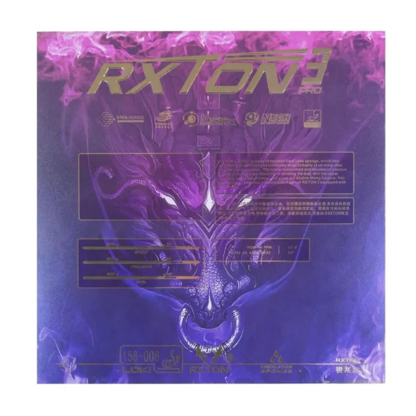 Loki Rxton 3 Pro – Table Tennis Rubber