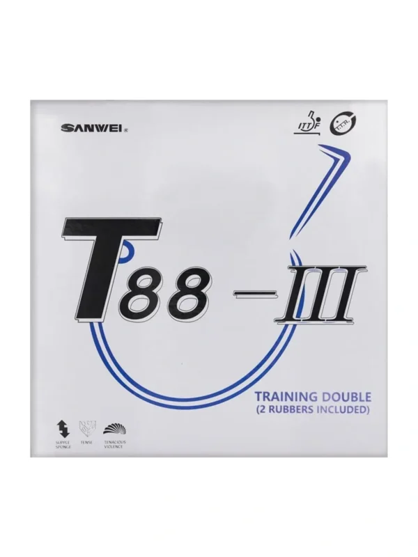 T88-3 main 1 Sanwei T88-III Double Kit - Table Tennis Rubber